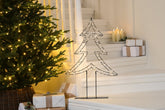 Festive LED String Trees Festive Christmas Twinkling Lit Tree on Stand 76cm Warm White LED